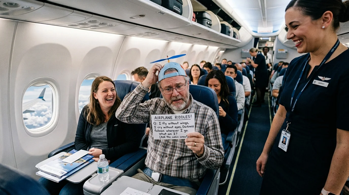 Airplane Riddles for Family Game Night