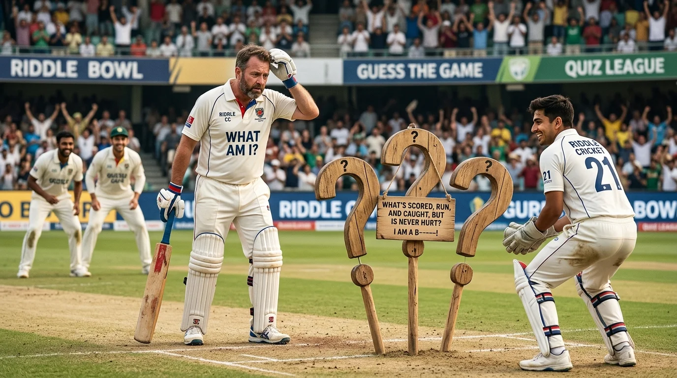 Easy Cricket Riddles for Kids