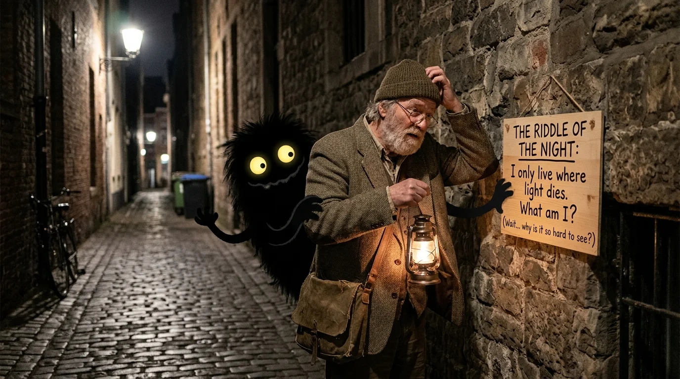 Easy Darkness Riddles for Kids
