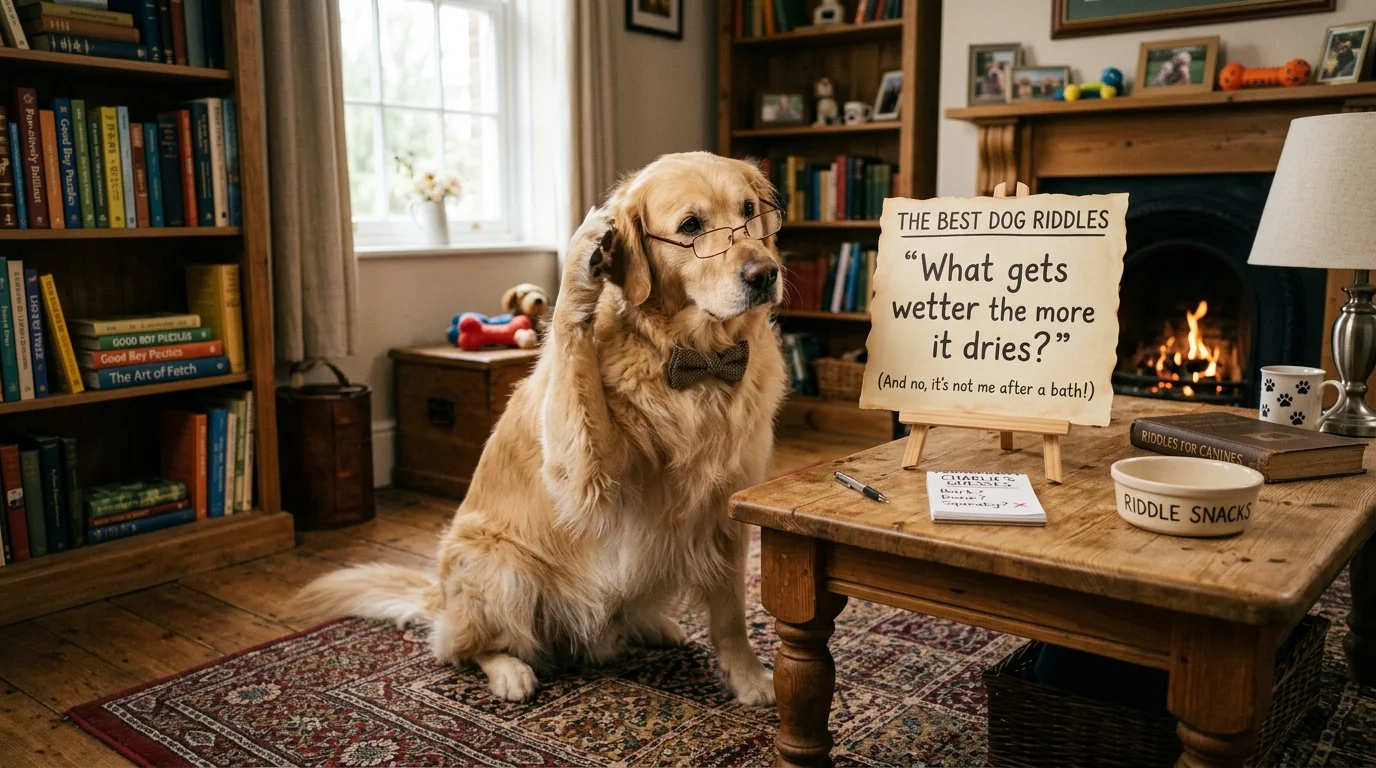 Easy Dog Riddles for Kids