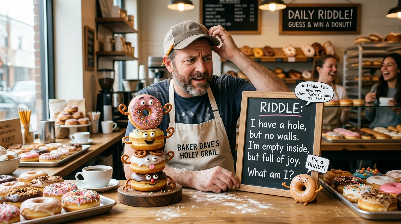 Easy Donut Riddles for Kids