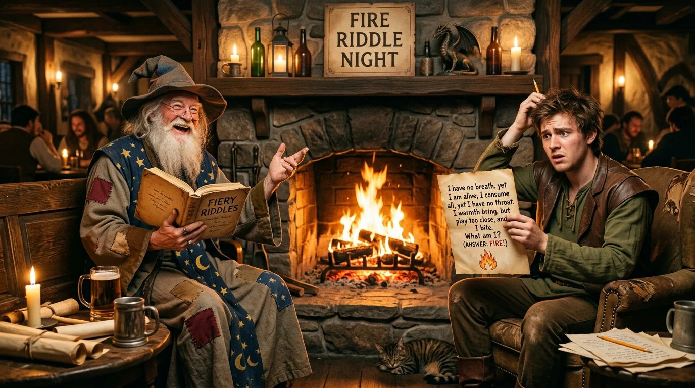 Easy Fire Riddles for Kids