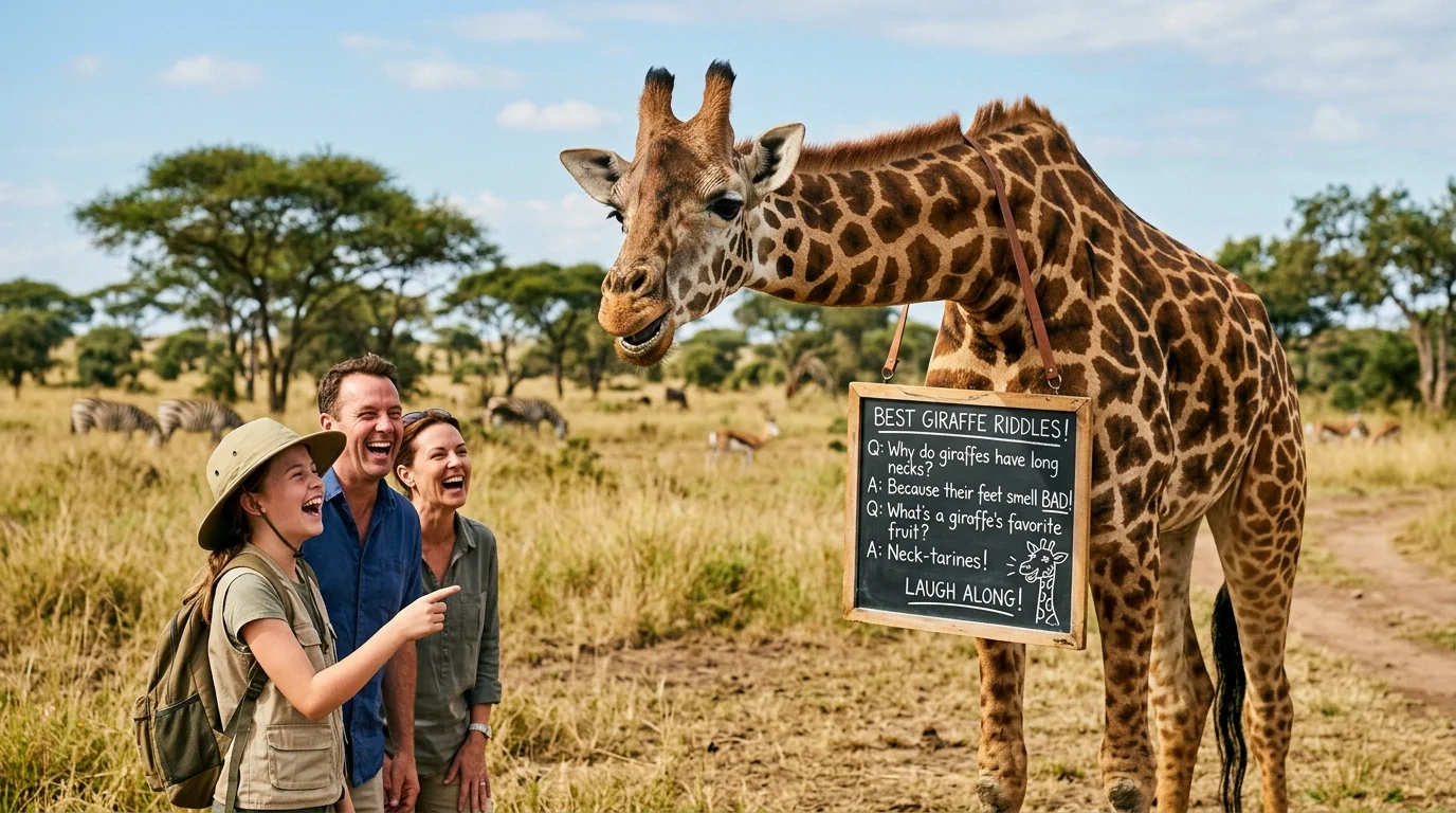 Easy Giraffe Riddles for Kids