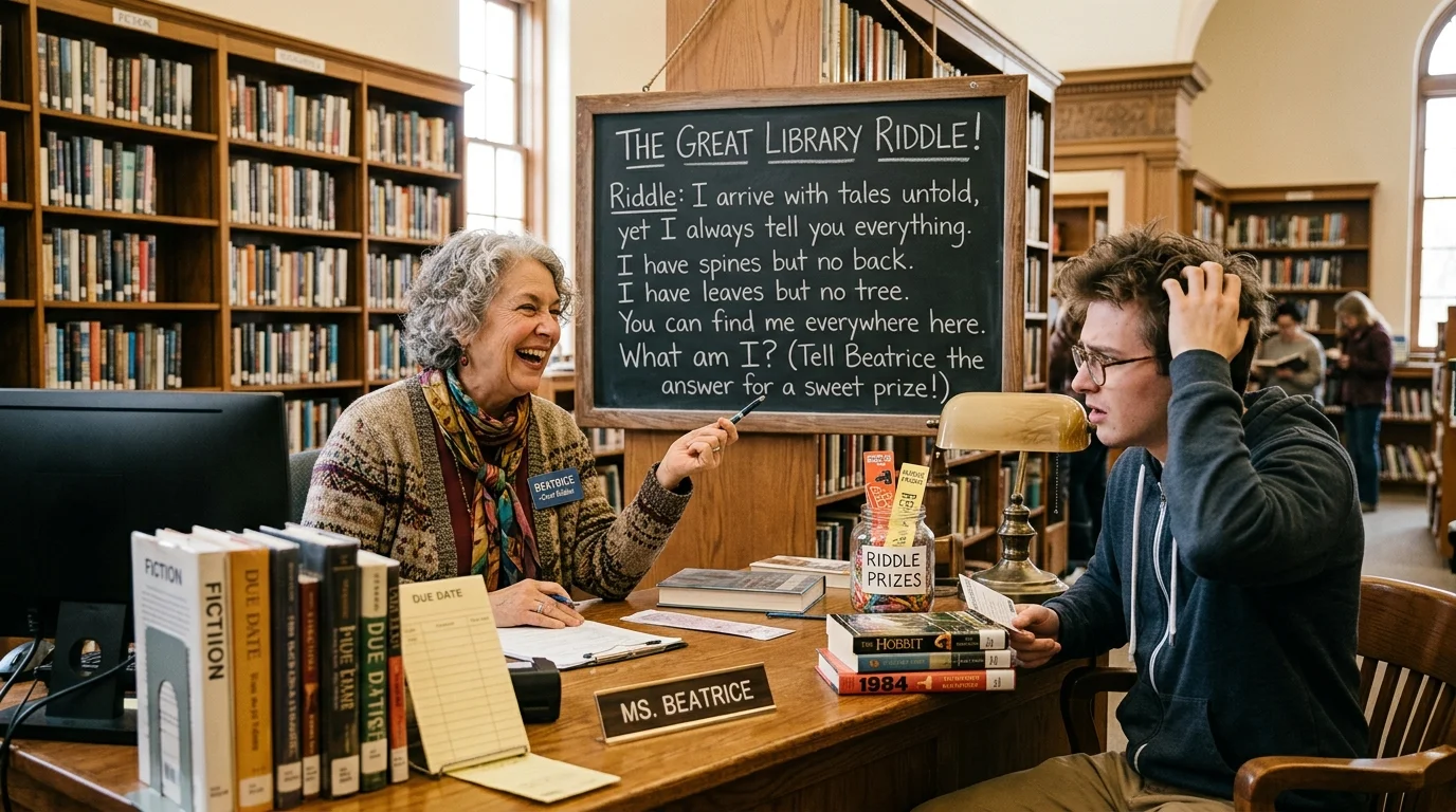 Easy Library Riddles for Kids