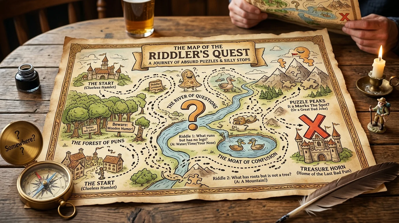 Easy Map Riddles for Kids