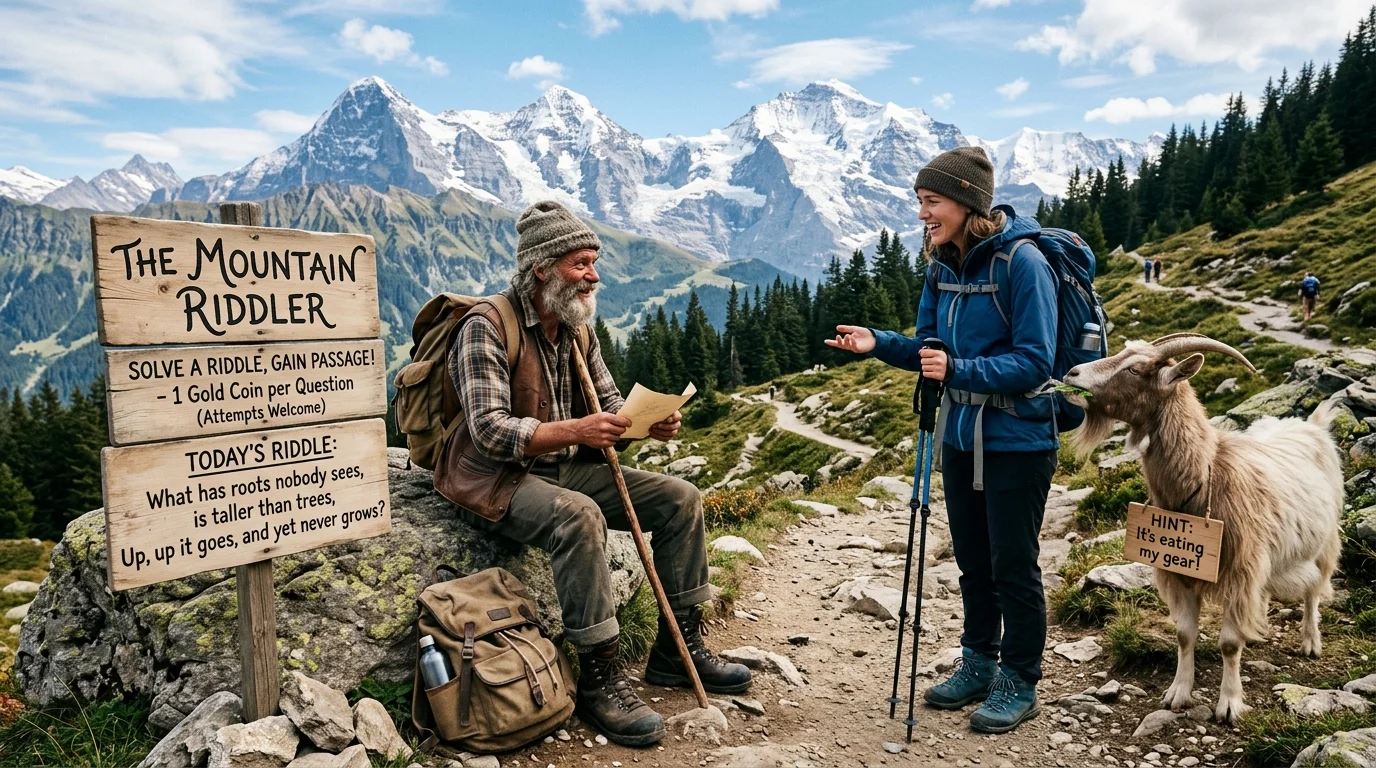 Easy Mountain Riddles for Kids