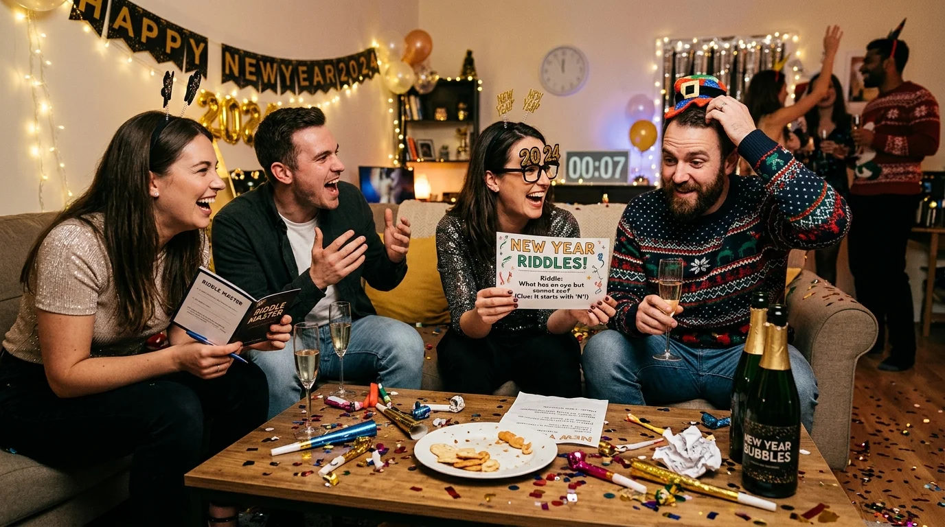 Easy New Year Riddles for Kids