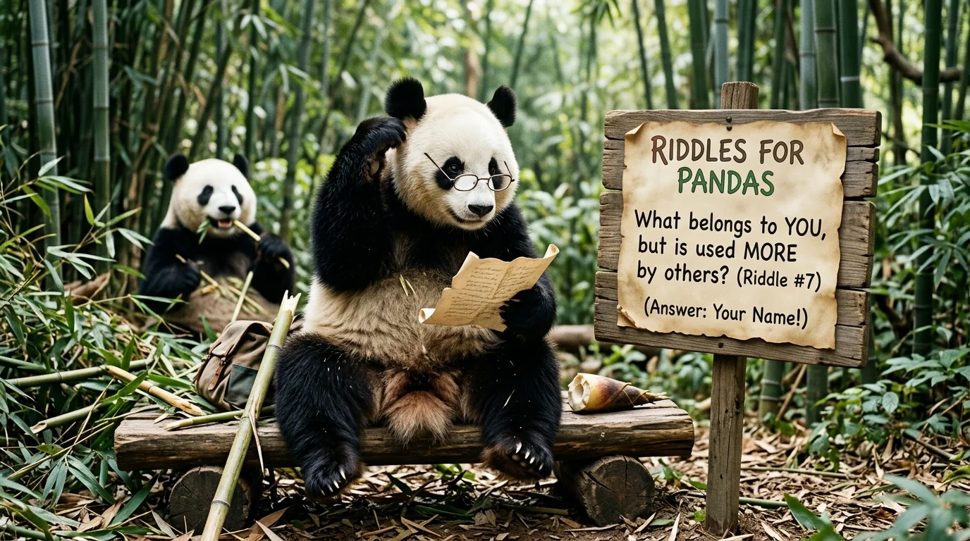 Easy Panda Riddles for Kids