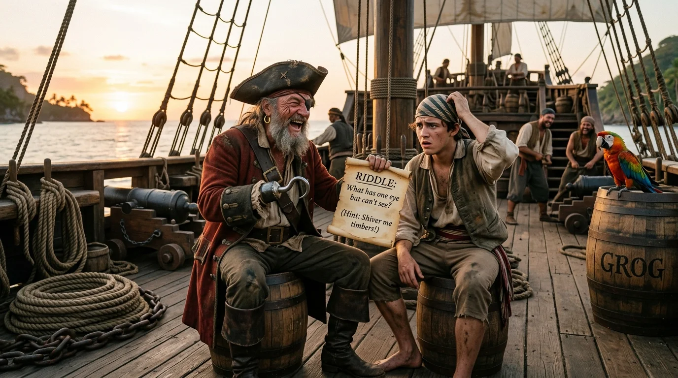 Easy Pirate Riddles for Kids