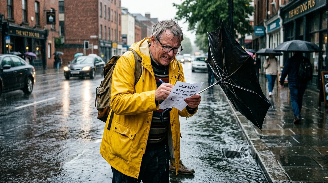 Easy Rain Riddles for Kids
