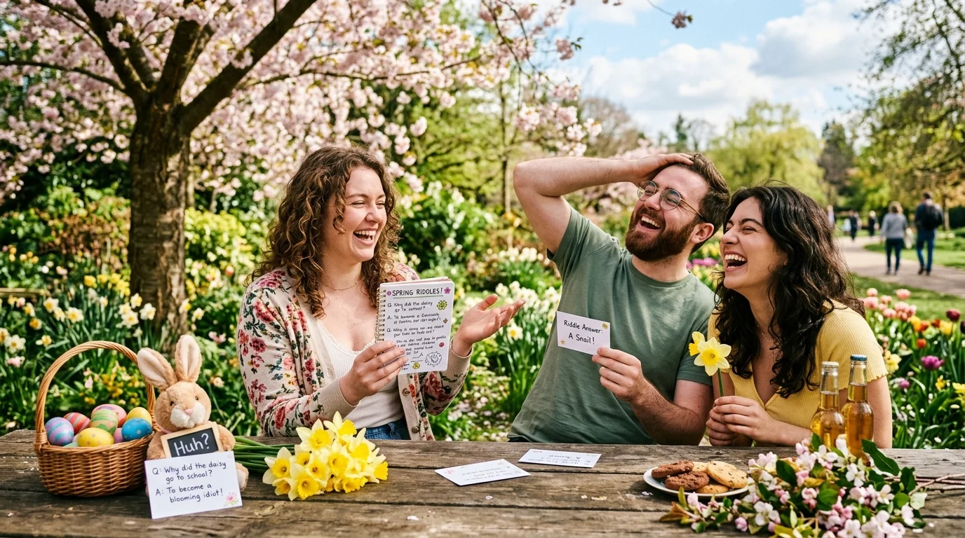 Easy Spring Riddles for Kids