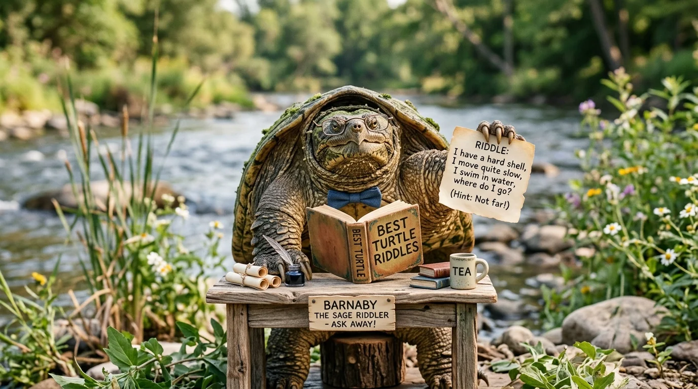 Easy Turtle Riddles for Kids