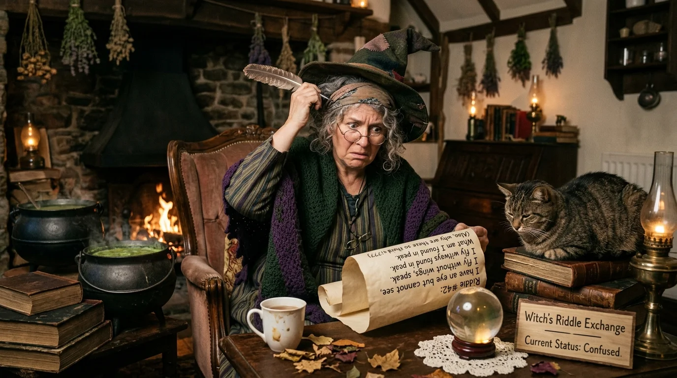 Easy Witch Riddles for Kids