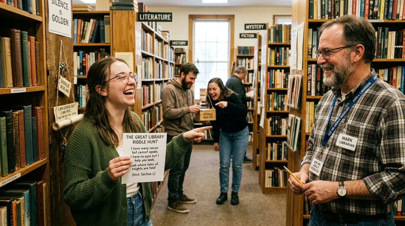 Library Riddles for Family Games