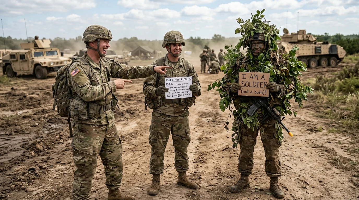 Military Riddles for Family Games