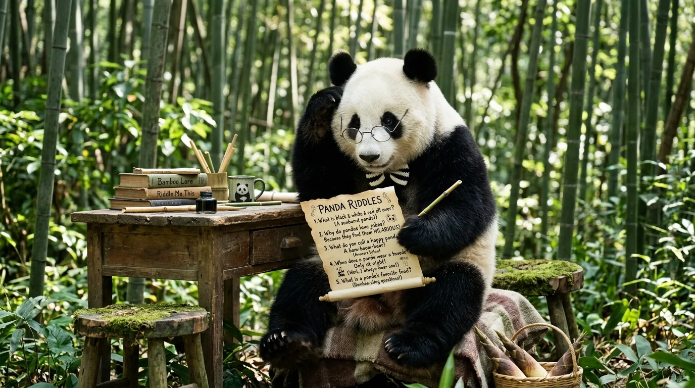 Panda Riddles for Family Games