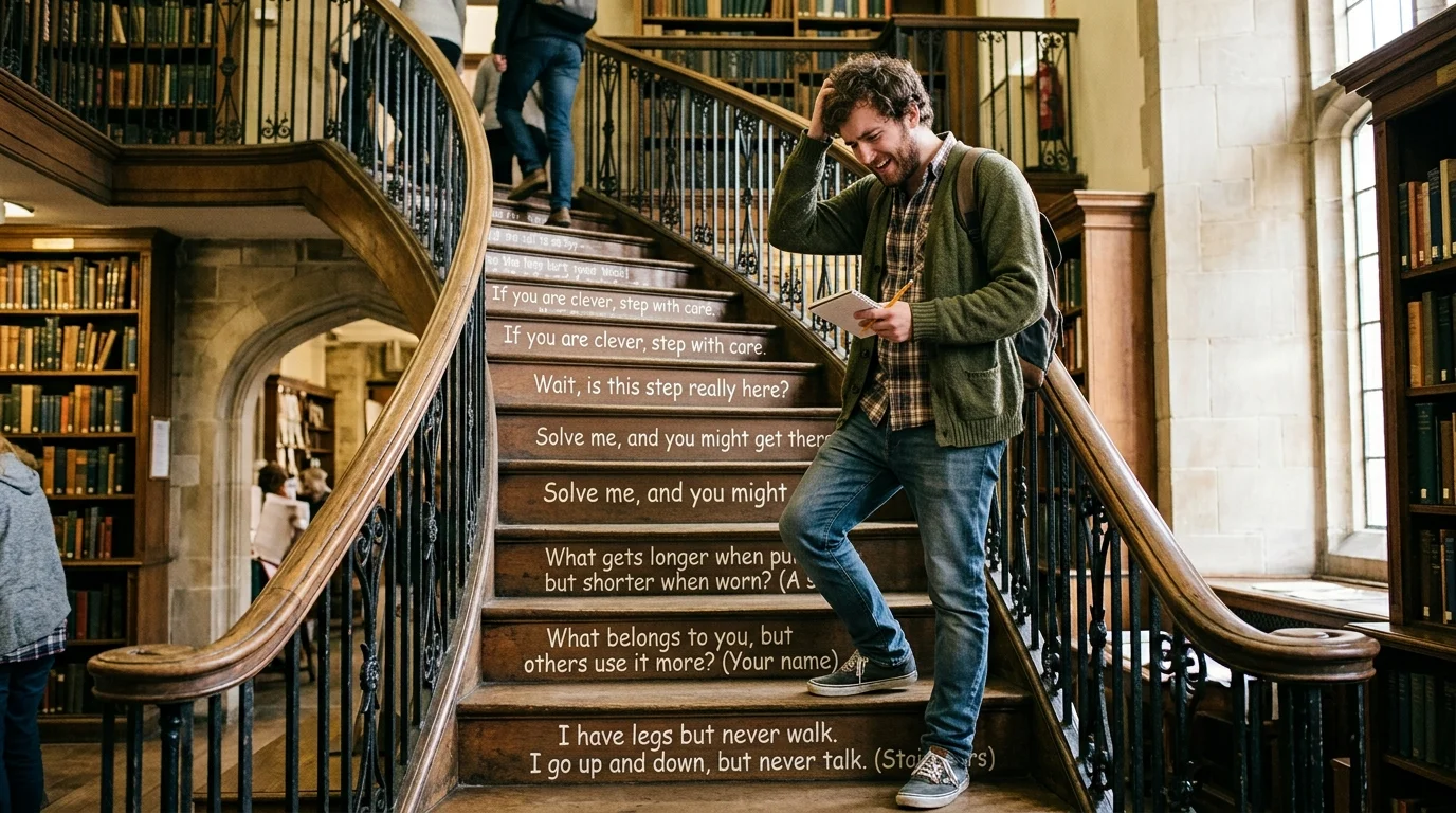 Stair Riddles for Family Games