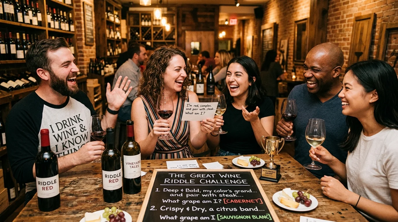 Wine Riddles for Adult Game Nights