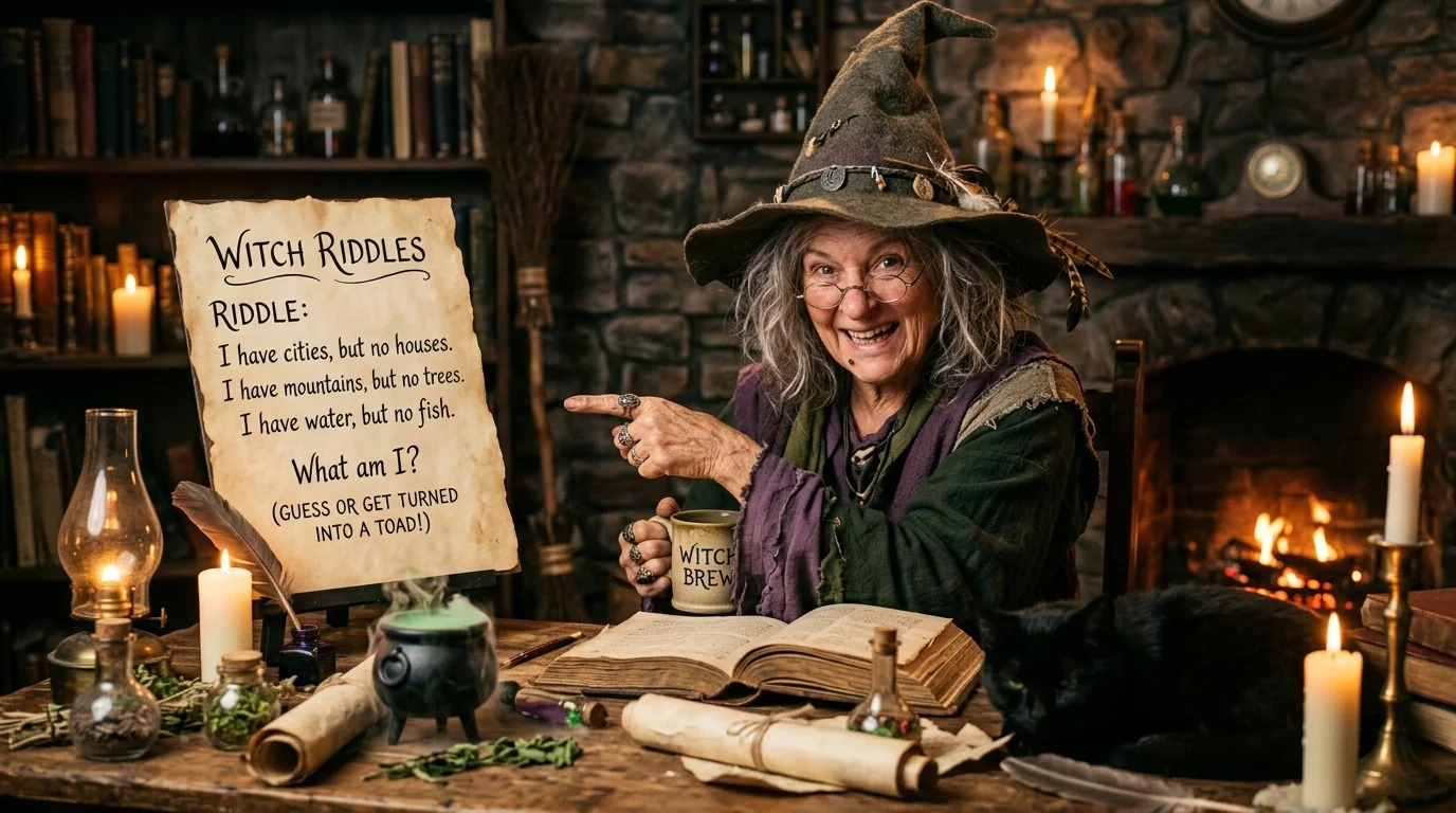Witch Riddles for Family Game Night