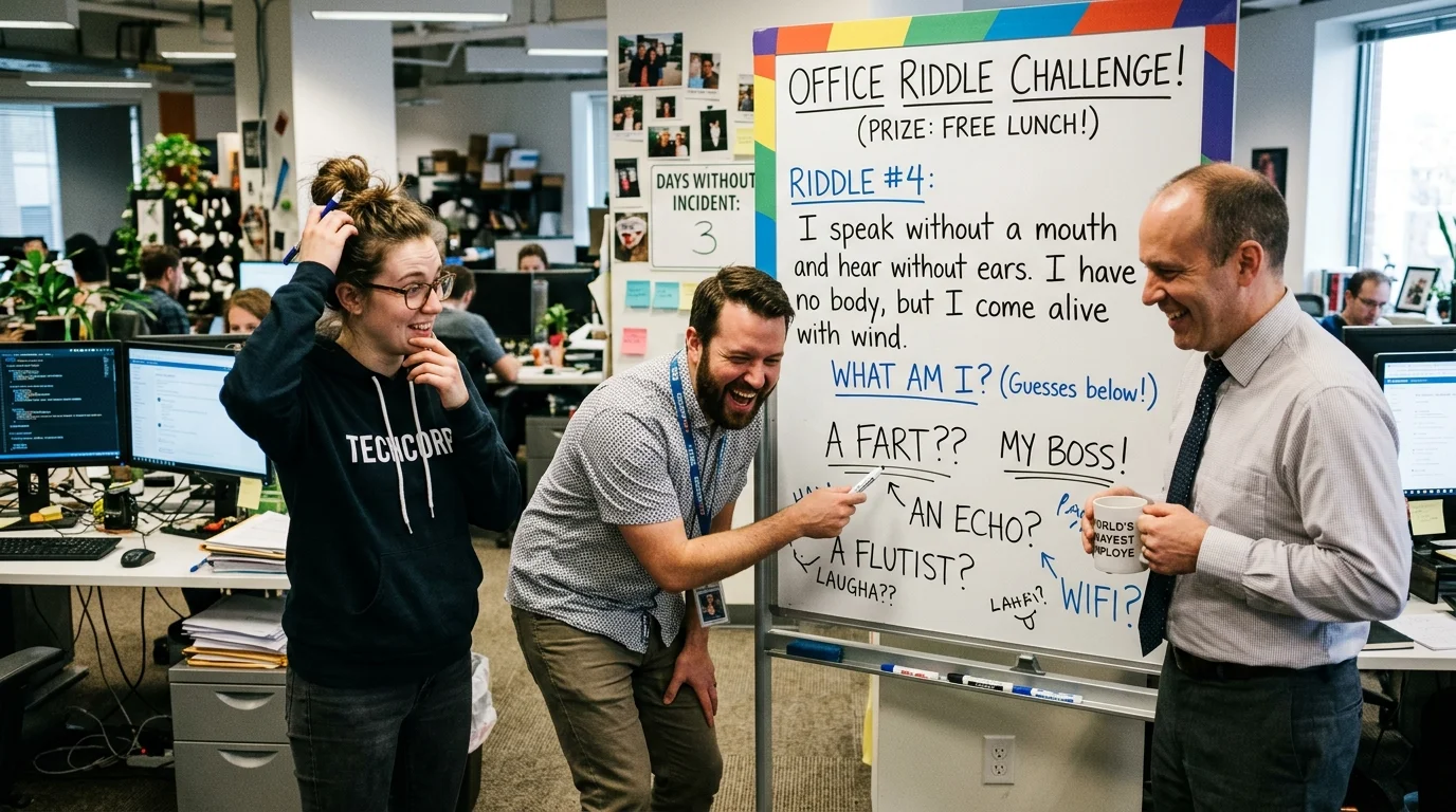 Easy Office Riddles for Kids